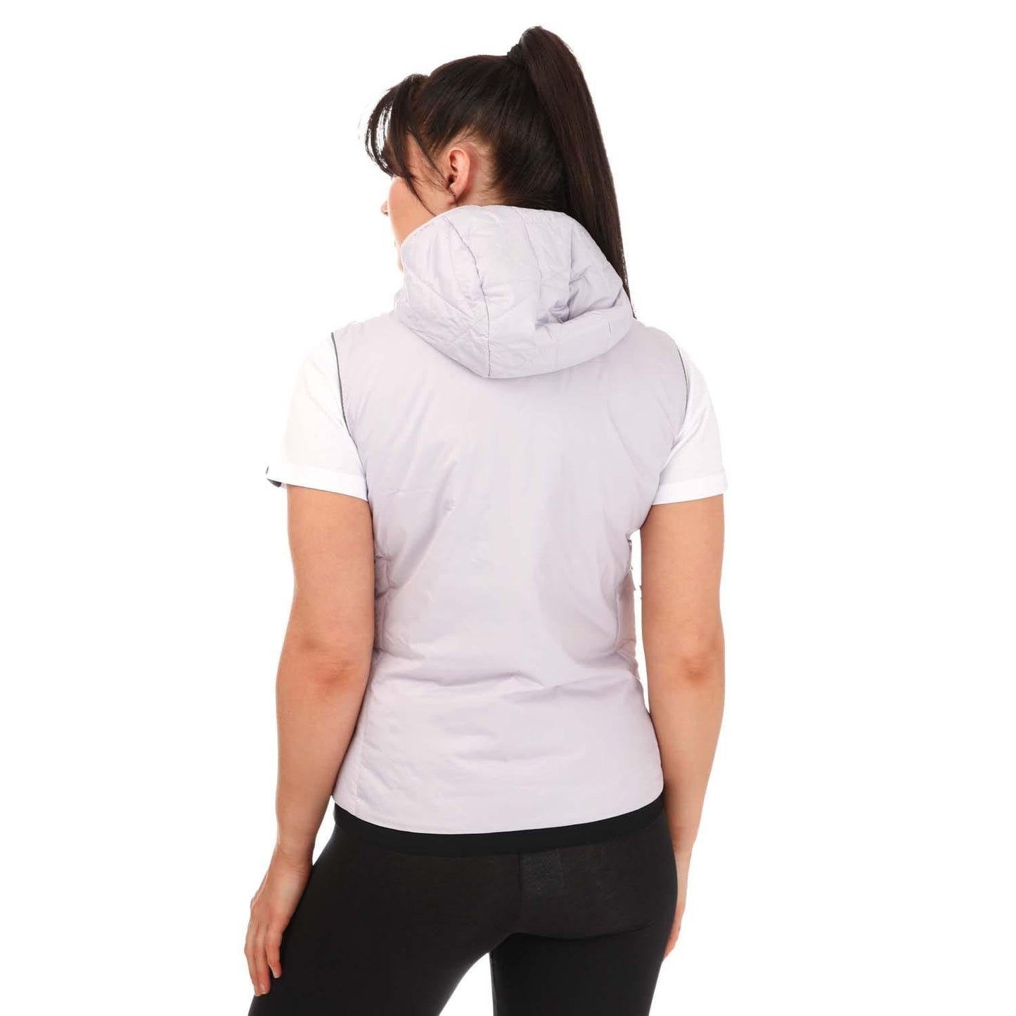 Lilac - Back - Adidas Womens-Ladies Terrex Insulated Hybrid Body Warmer