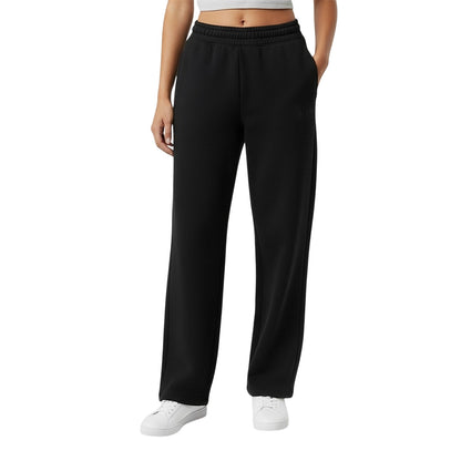 Black - Side - USA Pro Womens-Ladies Fleece Joggers