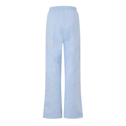 Blue Marl - Back - USA Pro Womens-Ladies Fleece Joggers