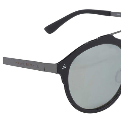 Black - Side - Prive Revaux Mens The Producer Round Sunglasses