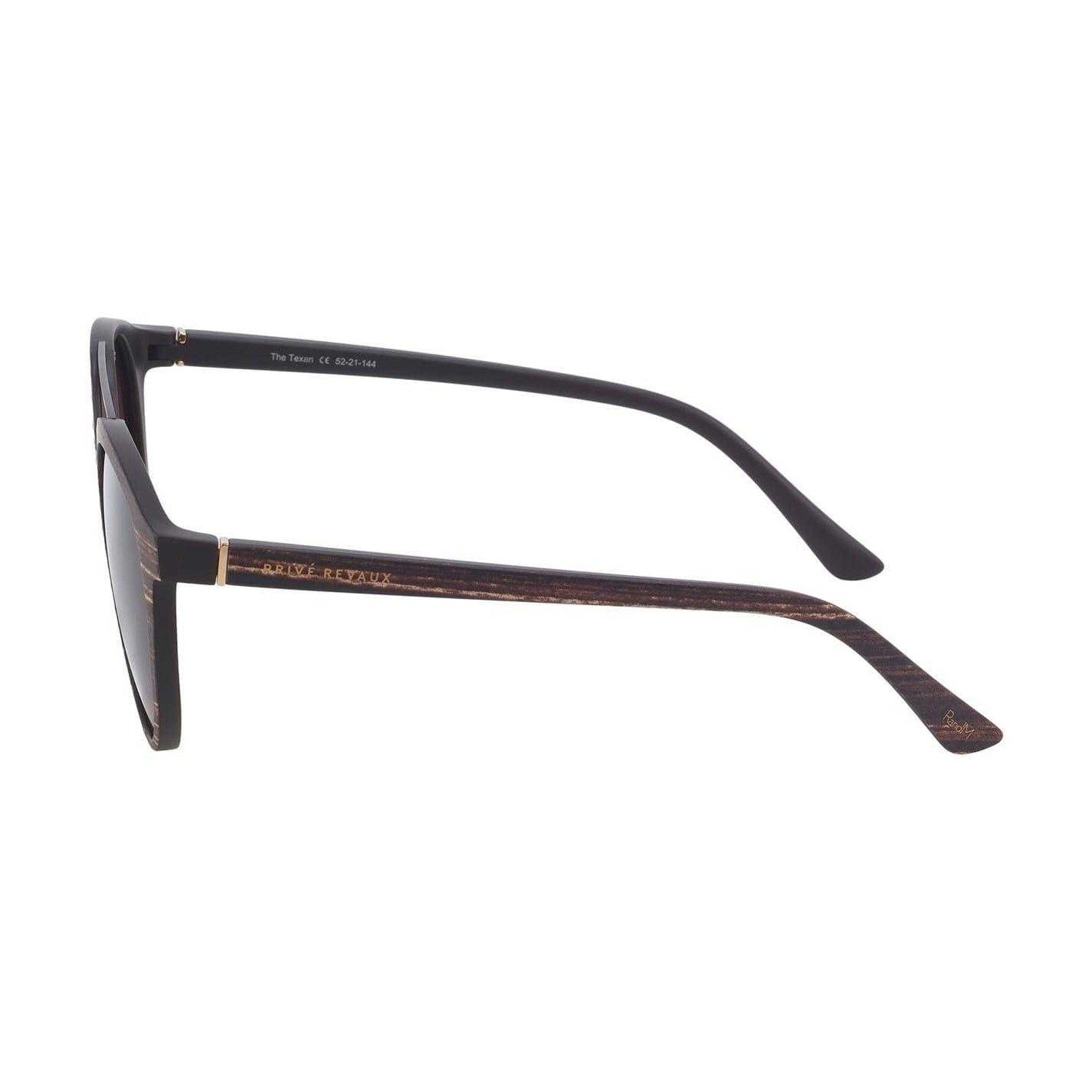 Brown Marble - Back - Prive Revaux Mens The Texan Round Sunglasses