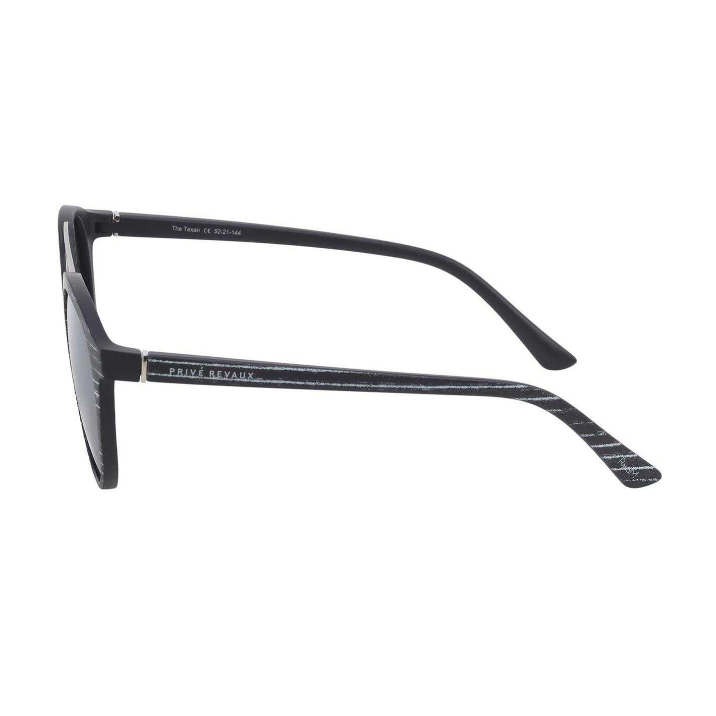 Black Marble - Back - Prive Revaux Mens The Texan Round Sunglasses