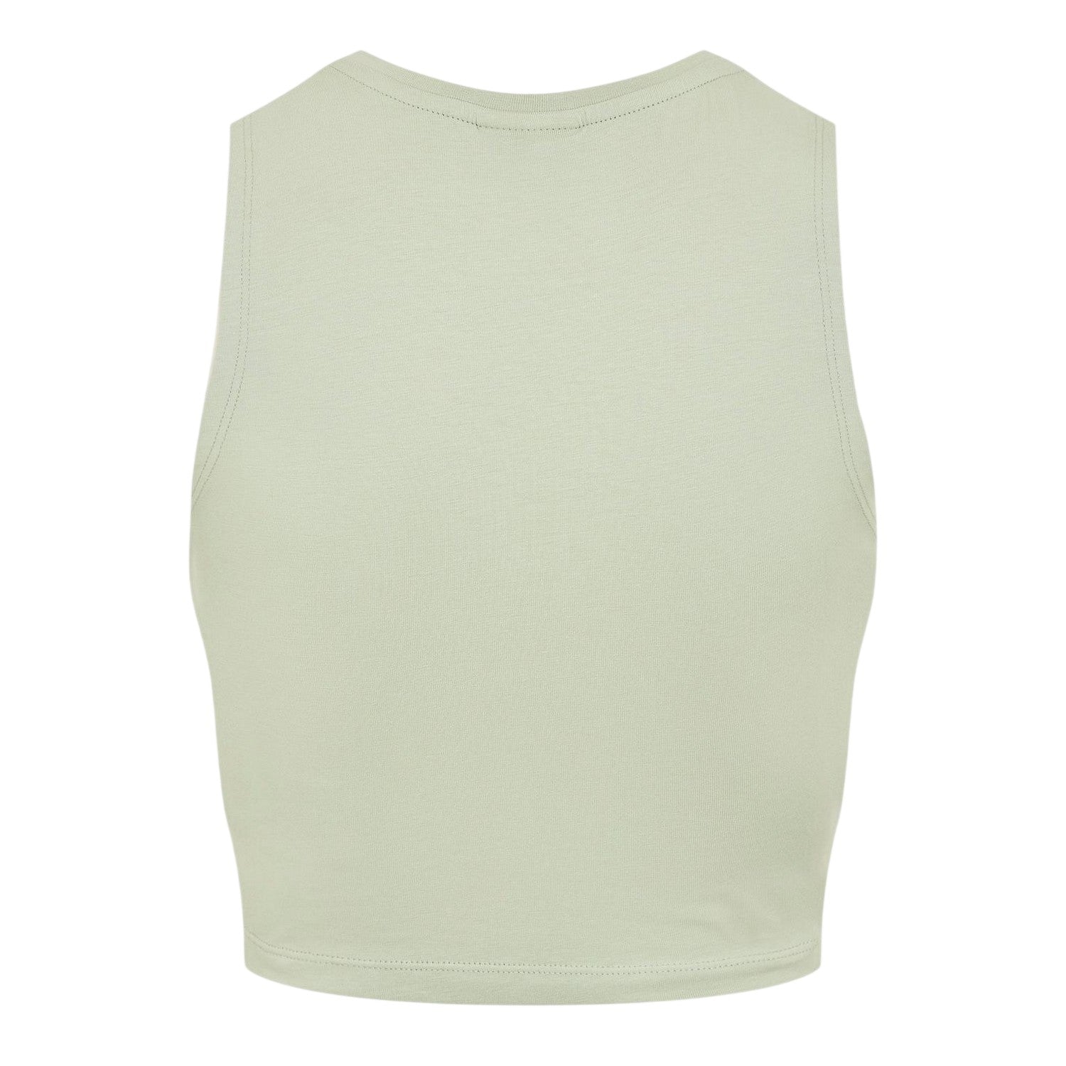Aqua Grey - Back - Noisy May Womens-Ladies Knotted Sleeveless Crop Top