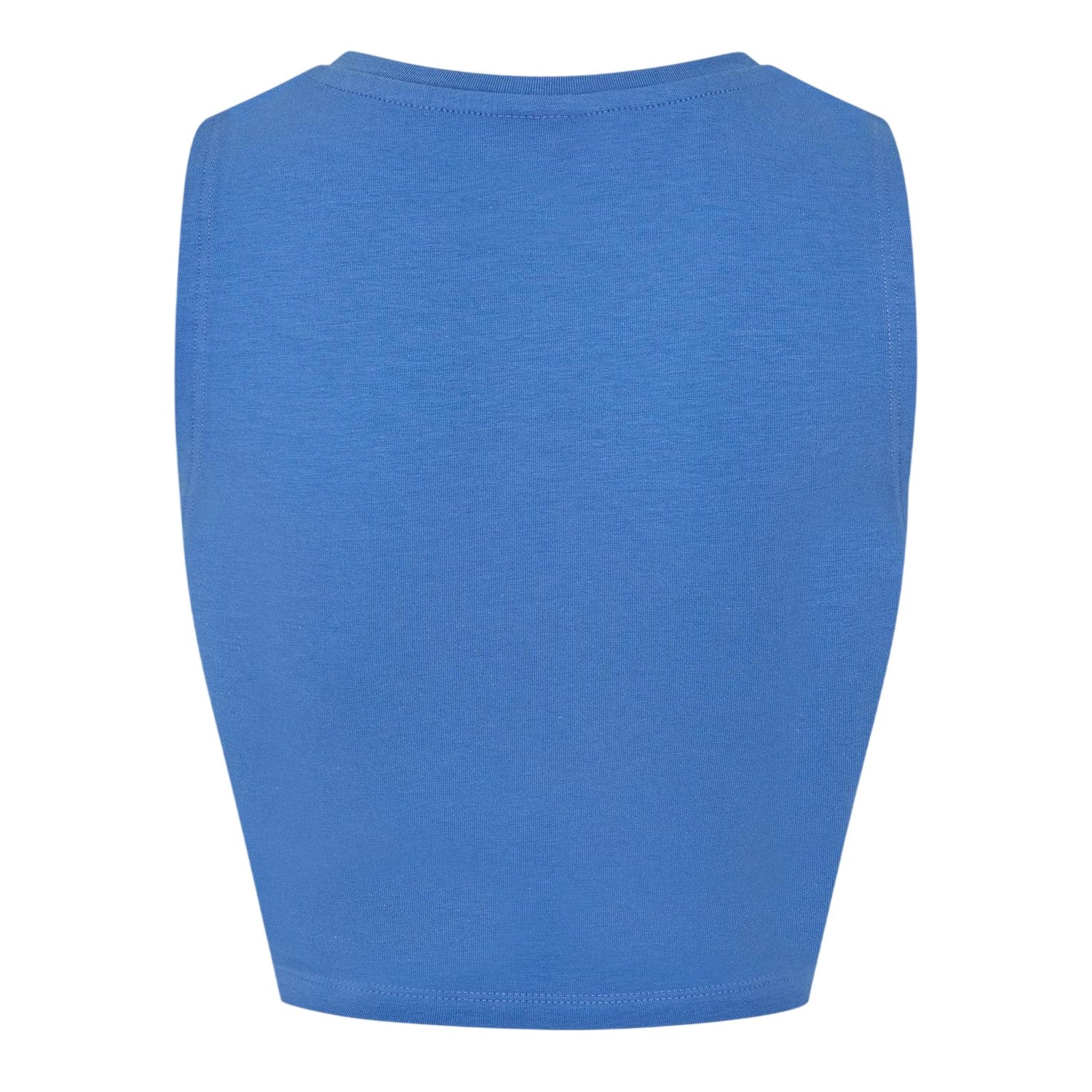 Dutch Blue - Back - Noisy May Womens-Ladies Knotted Sleeveless Crop Top