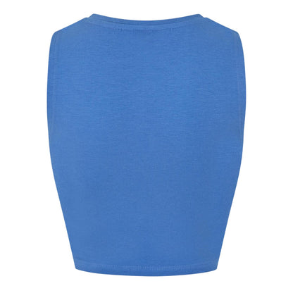Dutch Blue - Back - Noisy May Womens-Ladies Knotted Sleeveless Crop Top