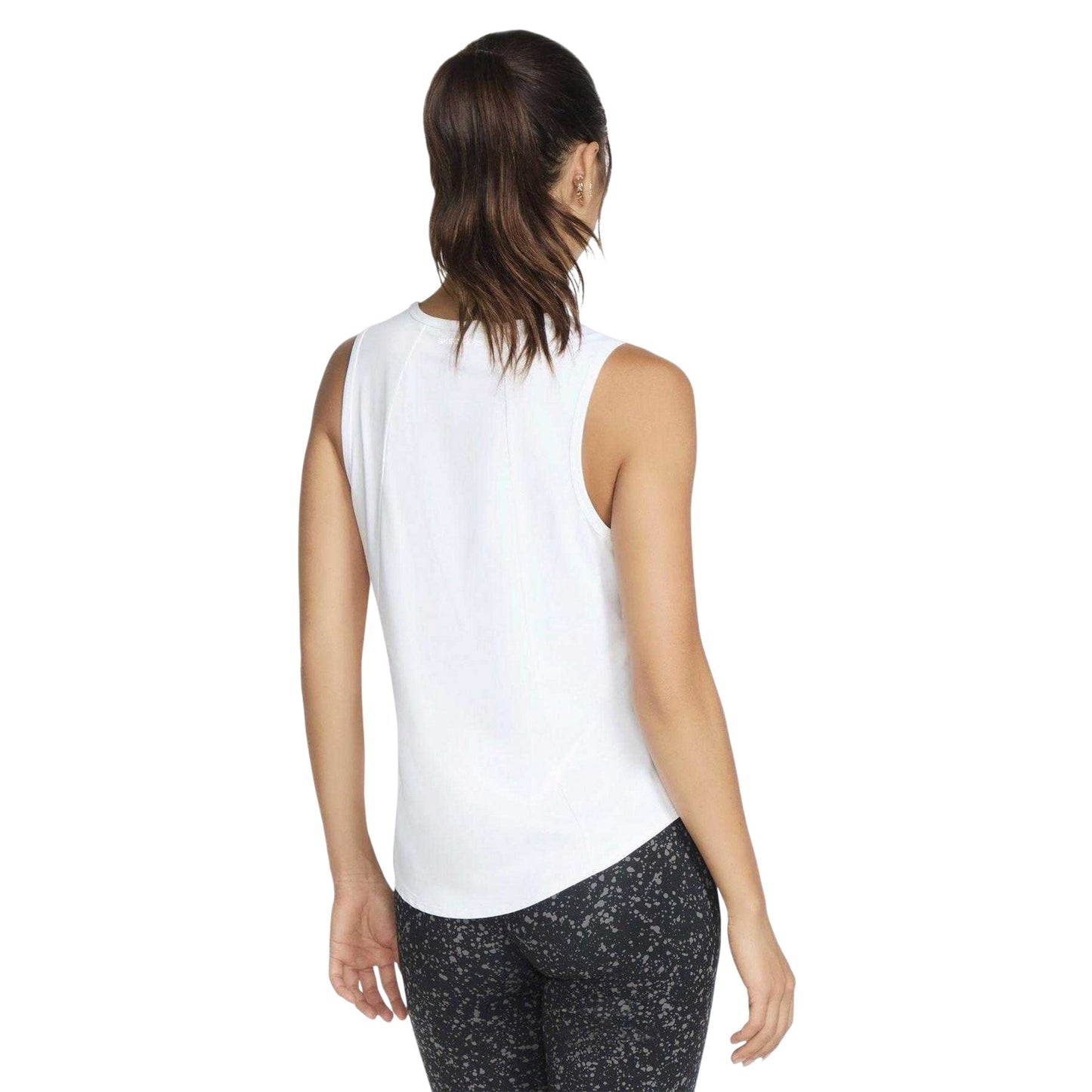 White - Back - Skechers Womens-Ladies Stride Performance Performance Tank Top
