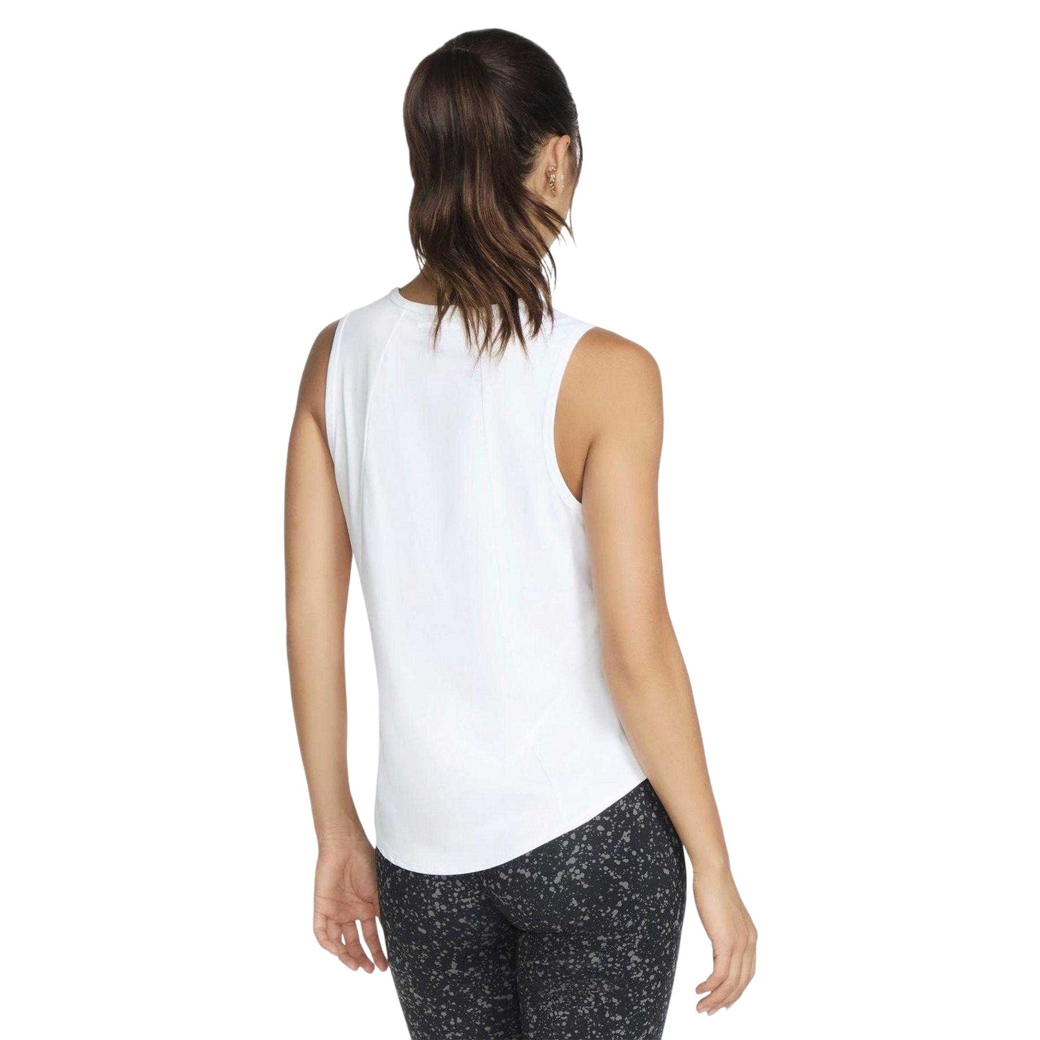 White - Back - Skechers Womens-Ladies Stride Performance Performance Tank Top