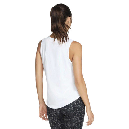 White - Back - Skechers Womens-Ladies Stride Performance Performance Tank Top