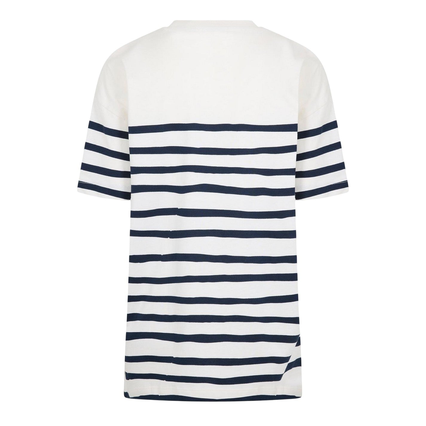 White - Back - Lyle & Scott Womens-Ladies Breton Cotton T-Shirt