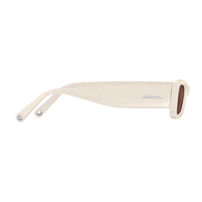 Beige - Back - Thomas Sabo Kim Rectangular Slim Sunglasses