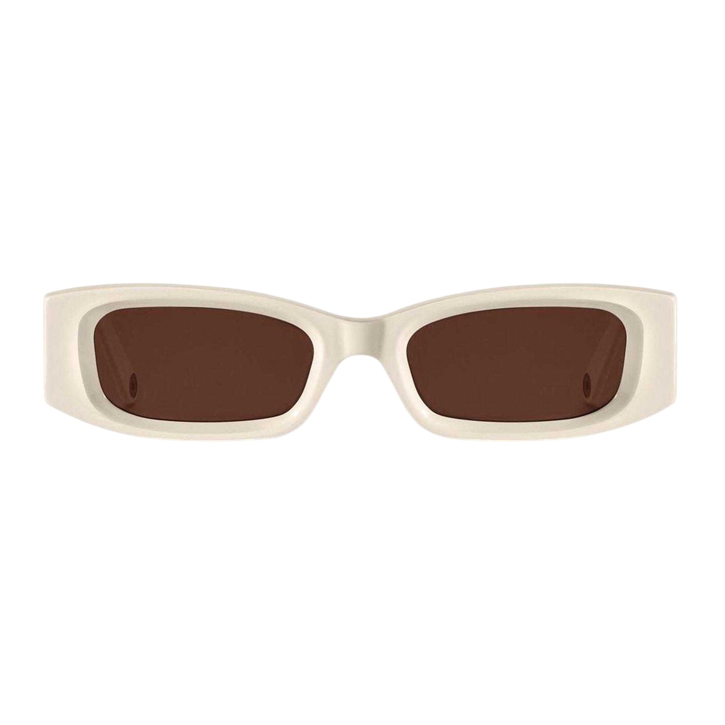 Beige - Front - Thomas Sabo Kim Rectangular Slim Sunglasses