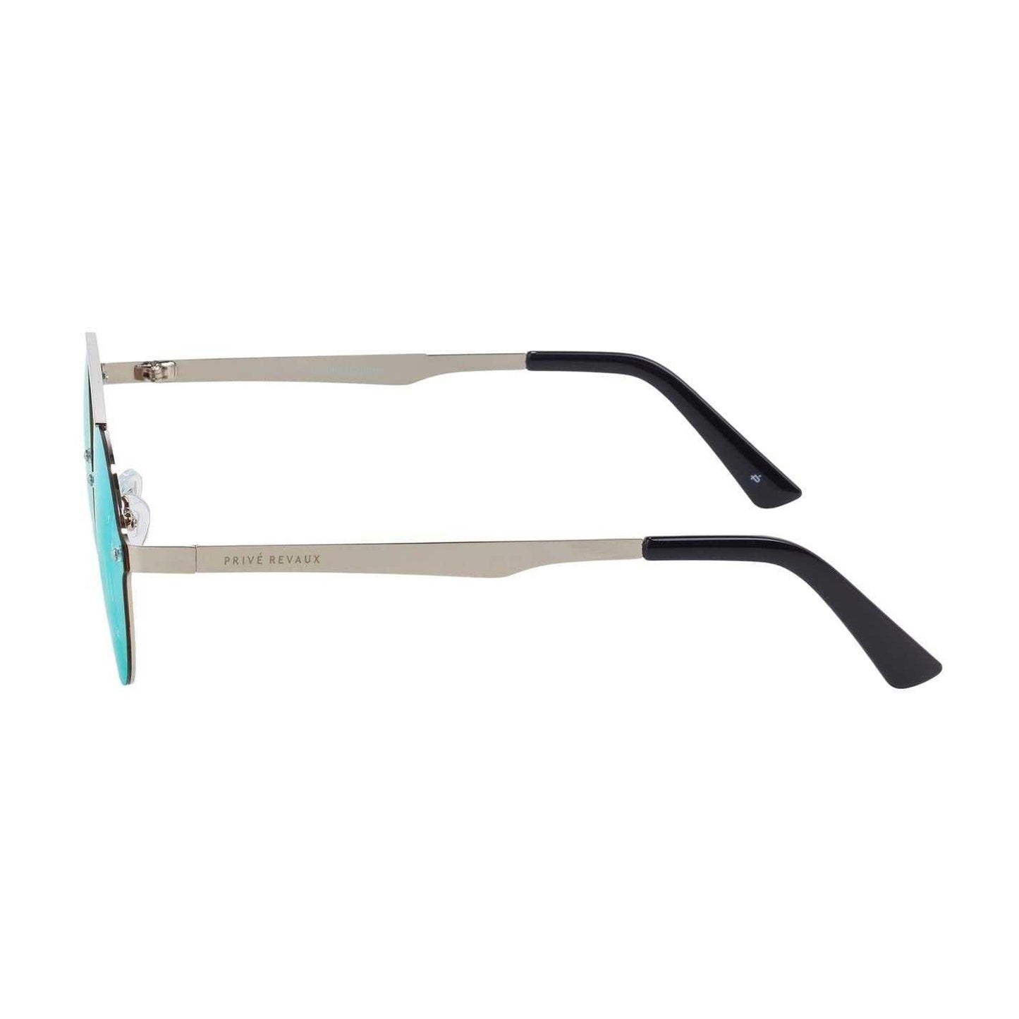 Silver - Back - Prive Revaux The Orient Round Sunglasses