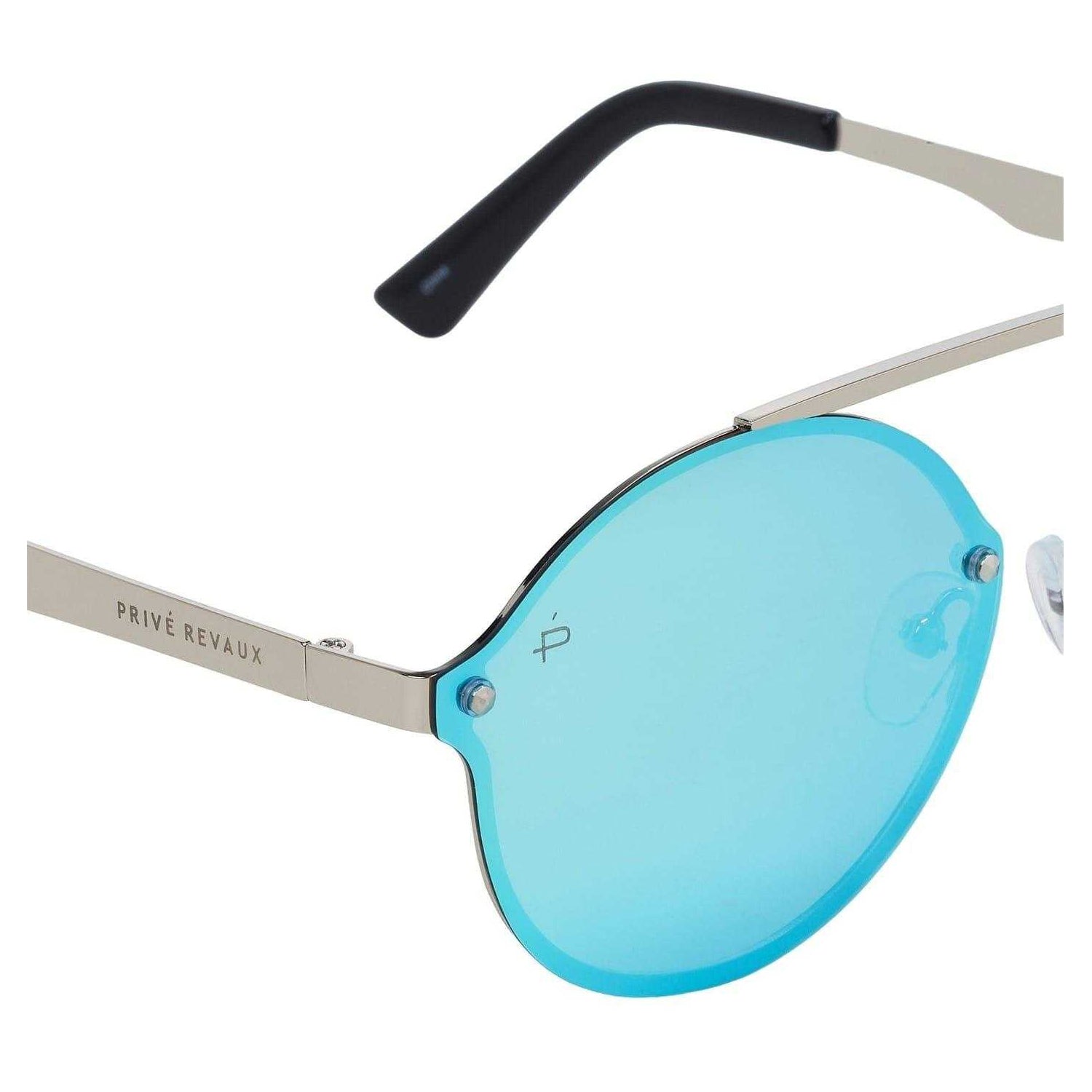 Silver - Side - Prive Revaux The Orient Round Sunglasses