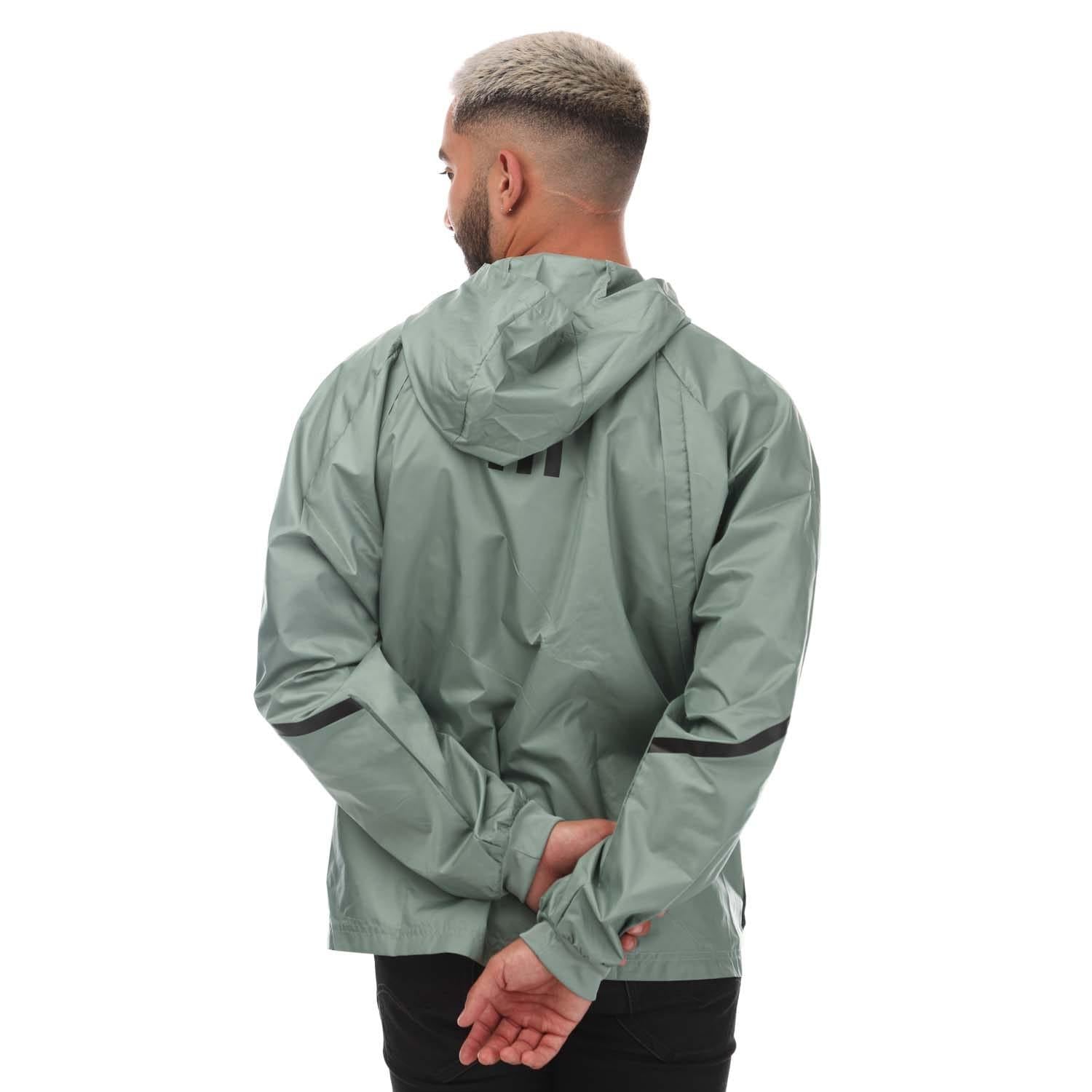 Green - Back - Adidas Mens Designed 4 Gameday Full Zip Track Top