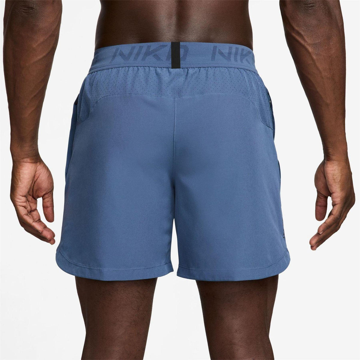 Indigo-Storm - Back - Nike Mens 6 Dri-FIT Running Shorts