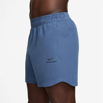 Indigo-Storm - Side - Nike Mens 6 Dri-FIT Running Shorts