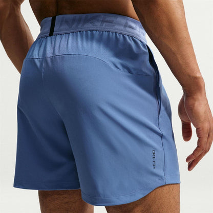 Indigo-Storm - Pack Shot - Nike Mens 6 Dri-FIT Running Shorts