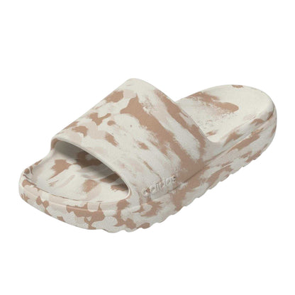 Marble-Brown - Side - Adidas Unisex Adult Adilette Lumia Flat Slides