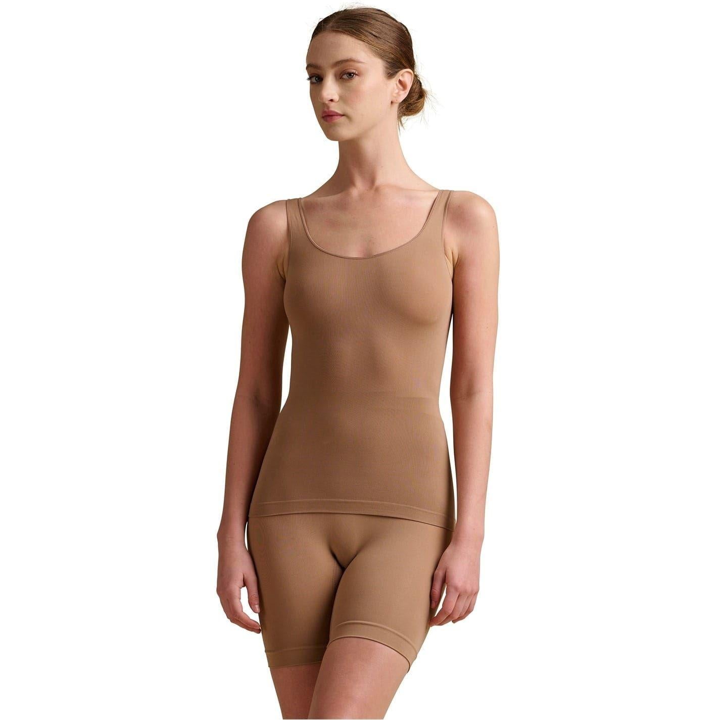 Macchiato - Side - Wolford Womens-Ladies Slim Tank Top