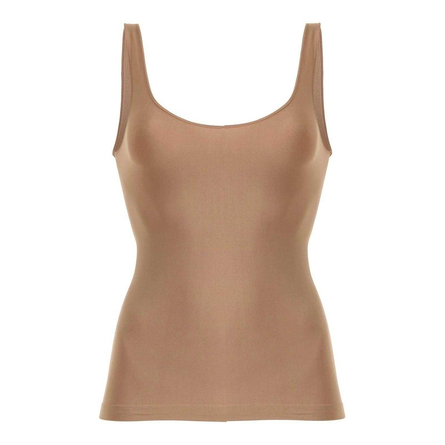 Macchiato - Front - Wolford Womens-Ladies Slim Tank Top