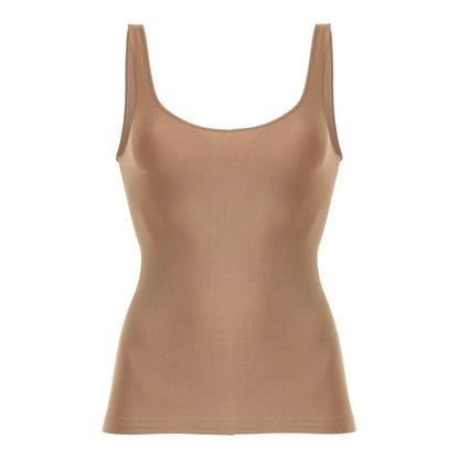 Macchiato - Front - Wolford Womens-Ladies Slim Tank Top