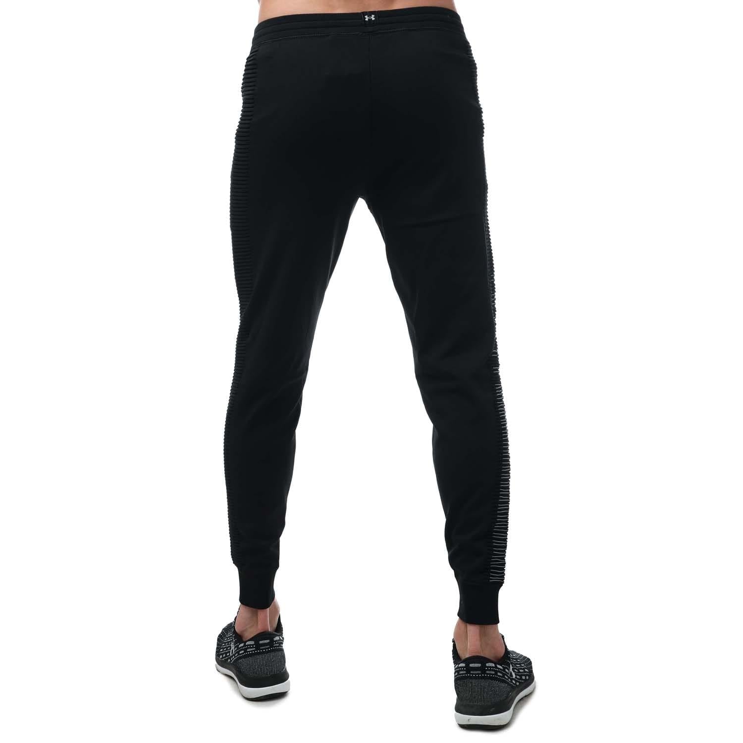 Black - Back - Under Armour Mens IntelliKnit Jogging Bottoms