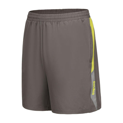 Grey-Green - Side - Sondico Mens Blaze Football Shorts