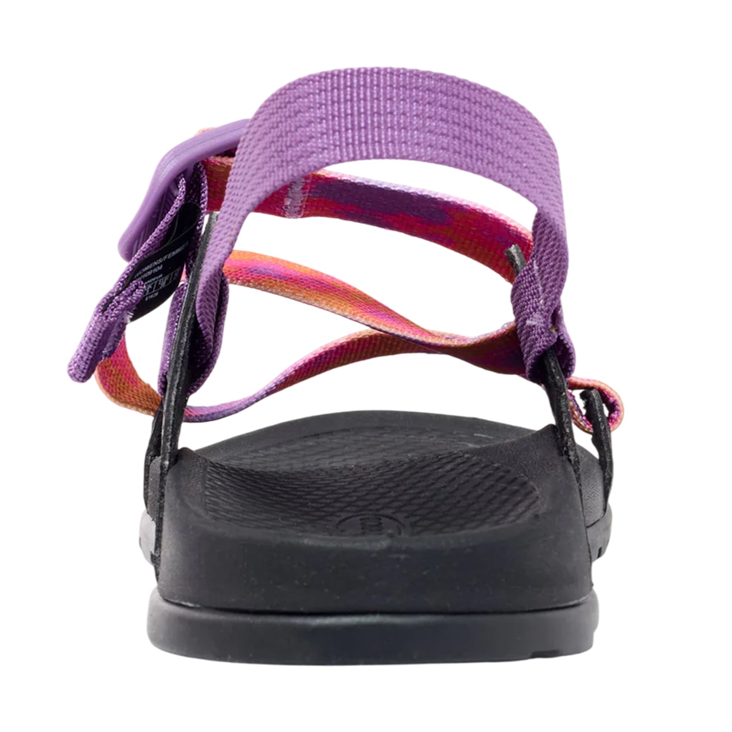 Glow Orange - Back - Chaco Womens-Ladies Lowdown Tie Dye Slides