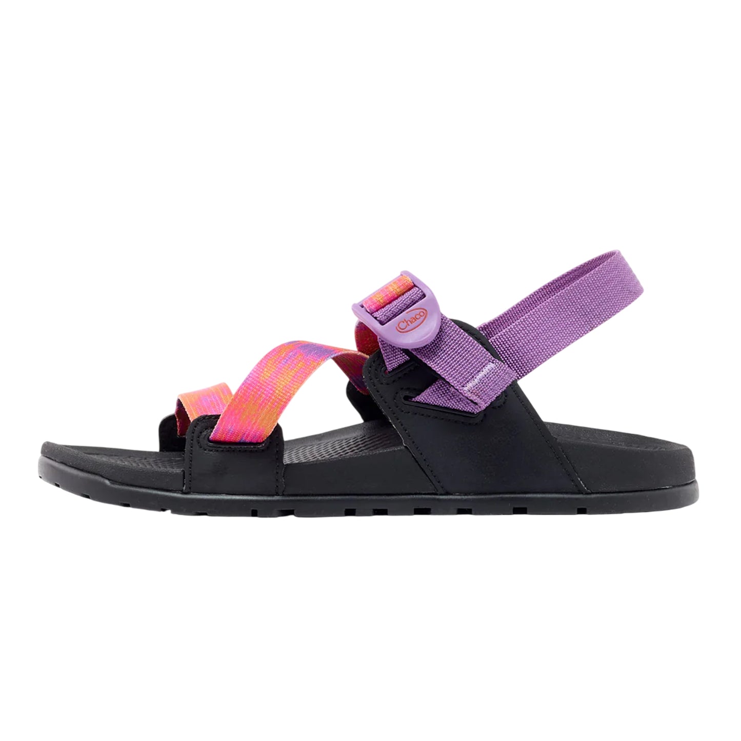 Glow Orange - Side - Chaco Womens-Ladies Lowdown Tie Dye Slides