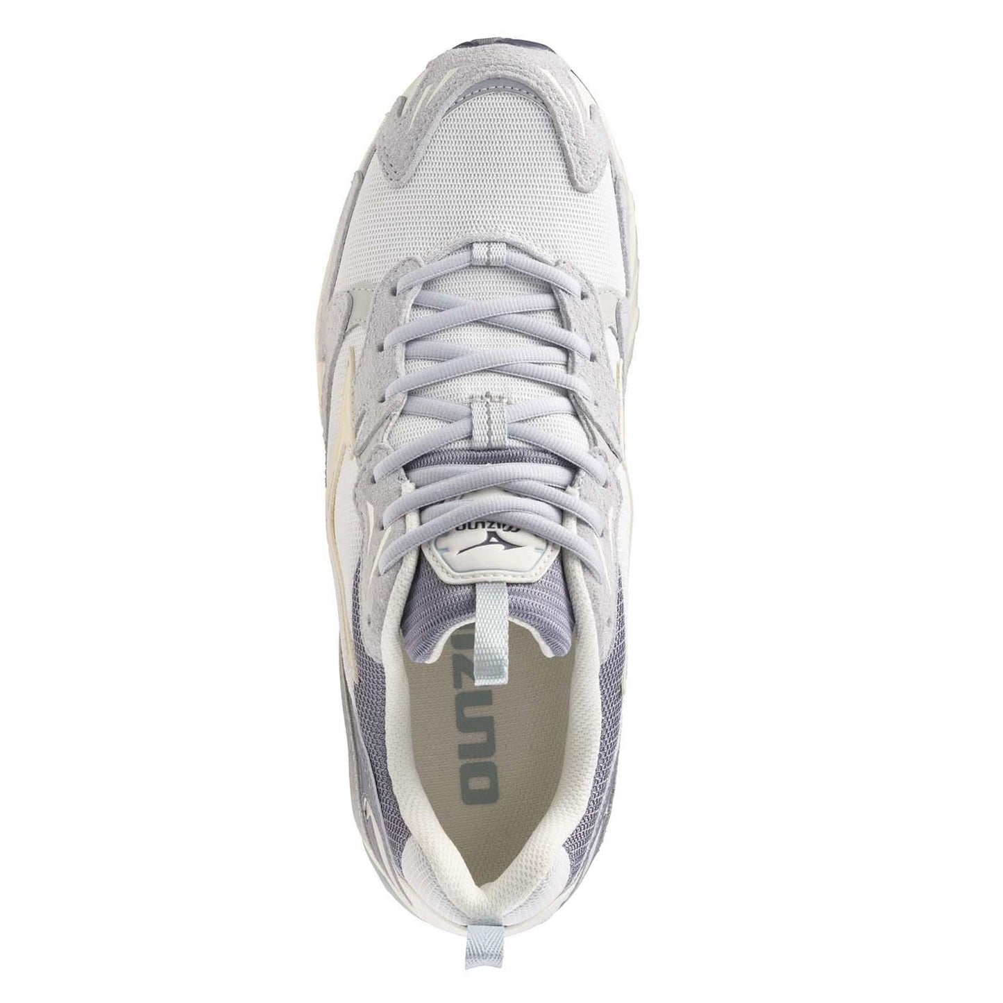 Grey - Lifestyle - Mizuno Mens Wave Rider 10 Sportstyle Leather Trainers