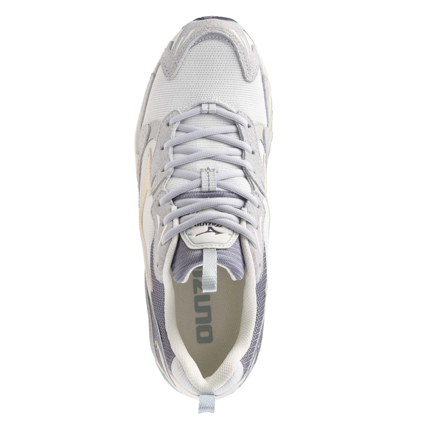 Grey - Lifestyle - Mizuno Mens Wave Rider 10 Sportstyle Leather Trainers