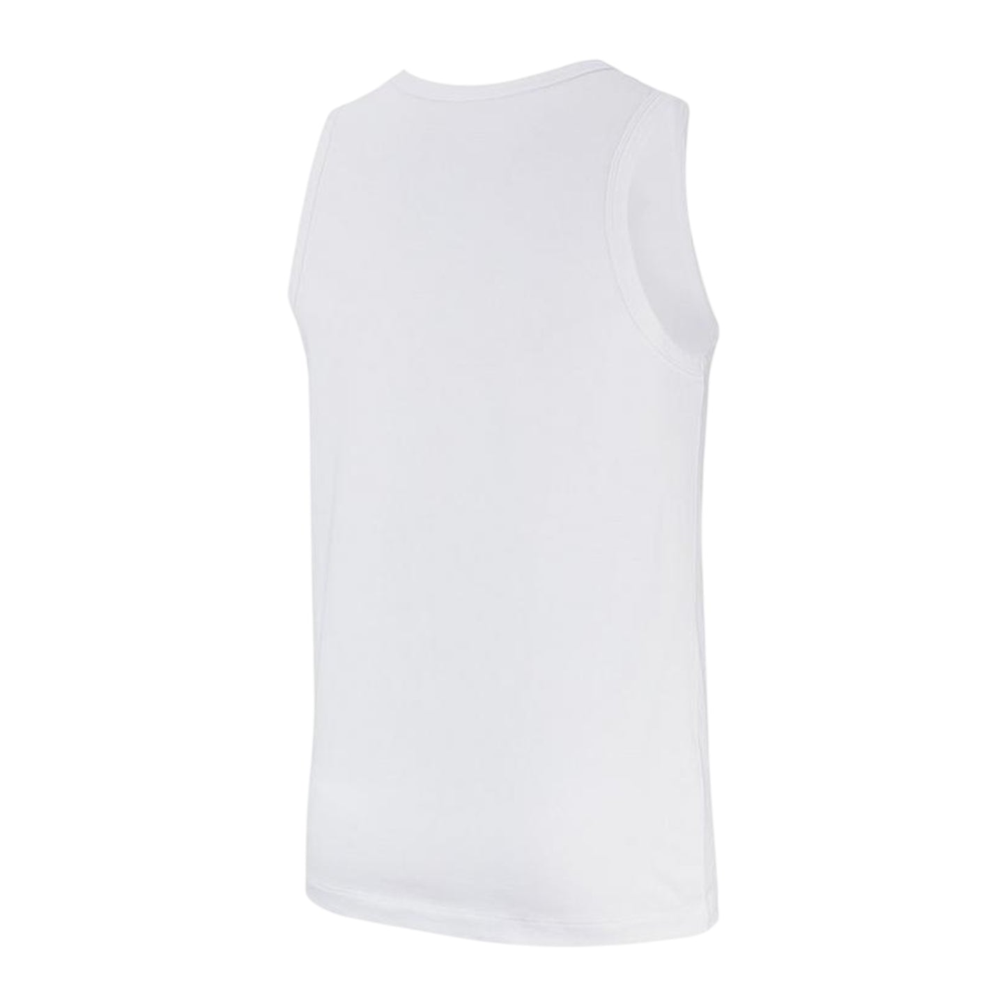 White - Back - Nike Mens Club Cotton Tank Top