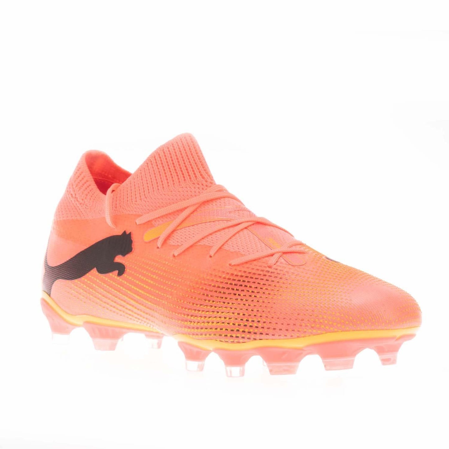Pink - Front - Puma Womens-Ladies Future 7 Match FG-AG Football Boots