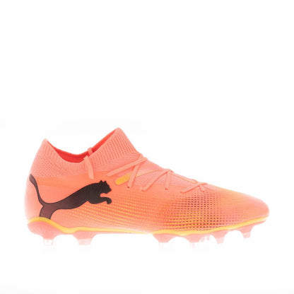 Pink - Side - Puma Womens-Ladies Future 7 Match FG-AG Football Boots