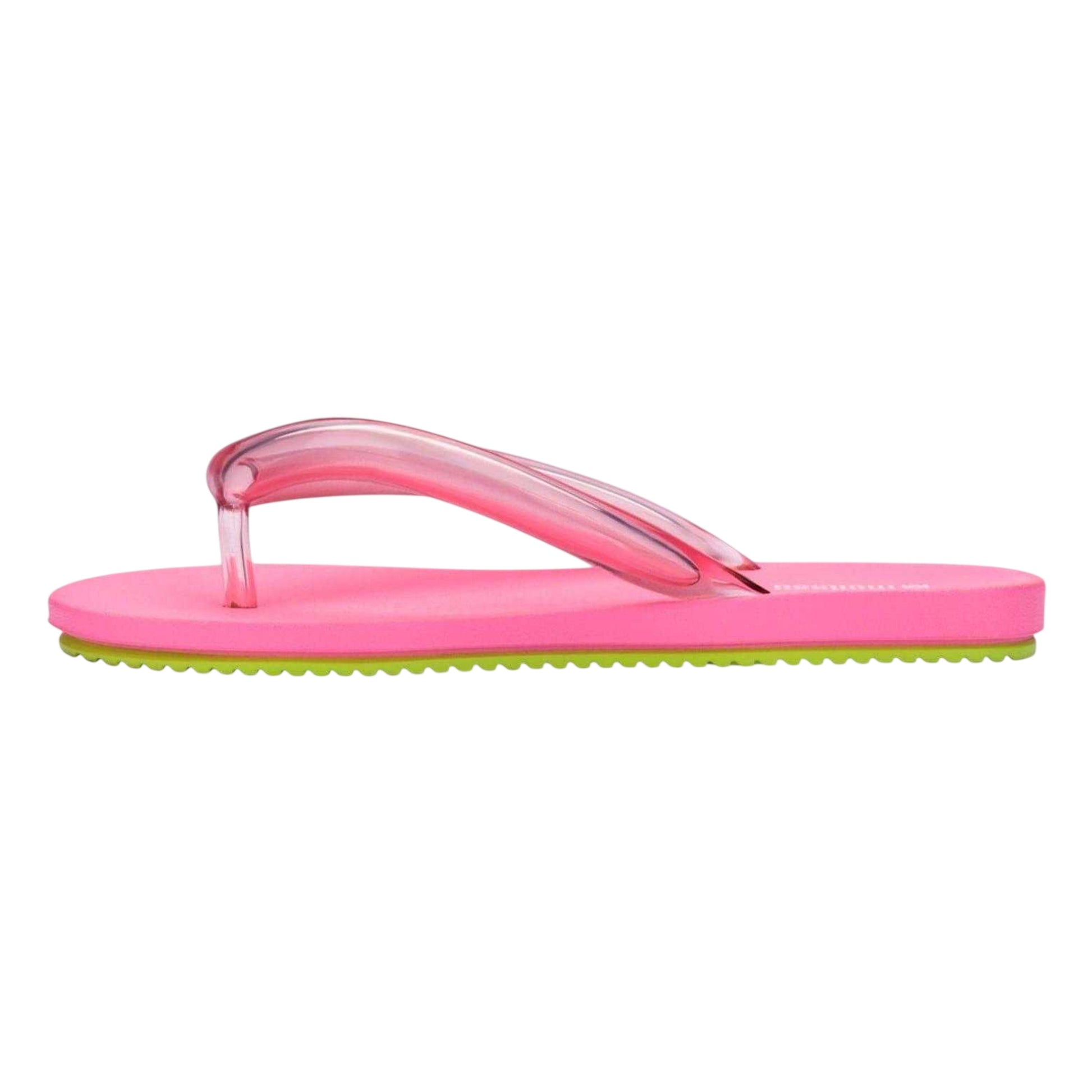 Pink - Back - Airflow Unisex Adult Rubber Beach Flip Flops