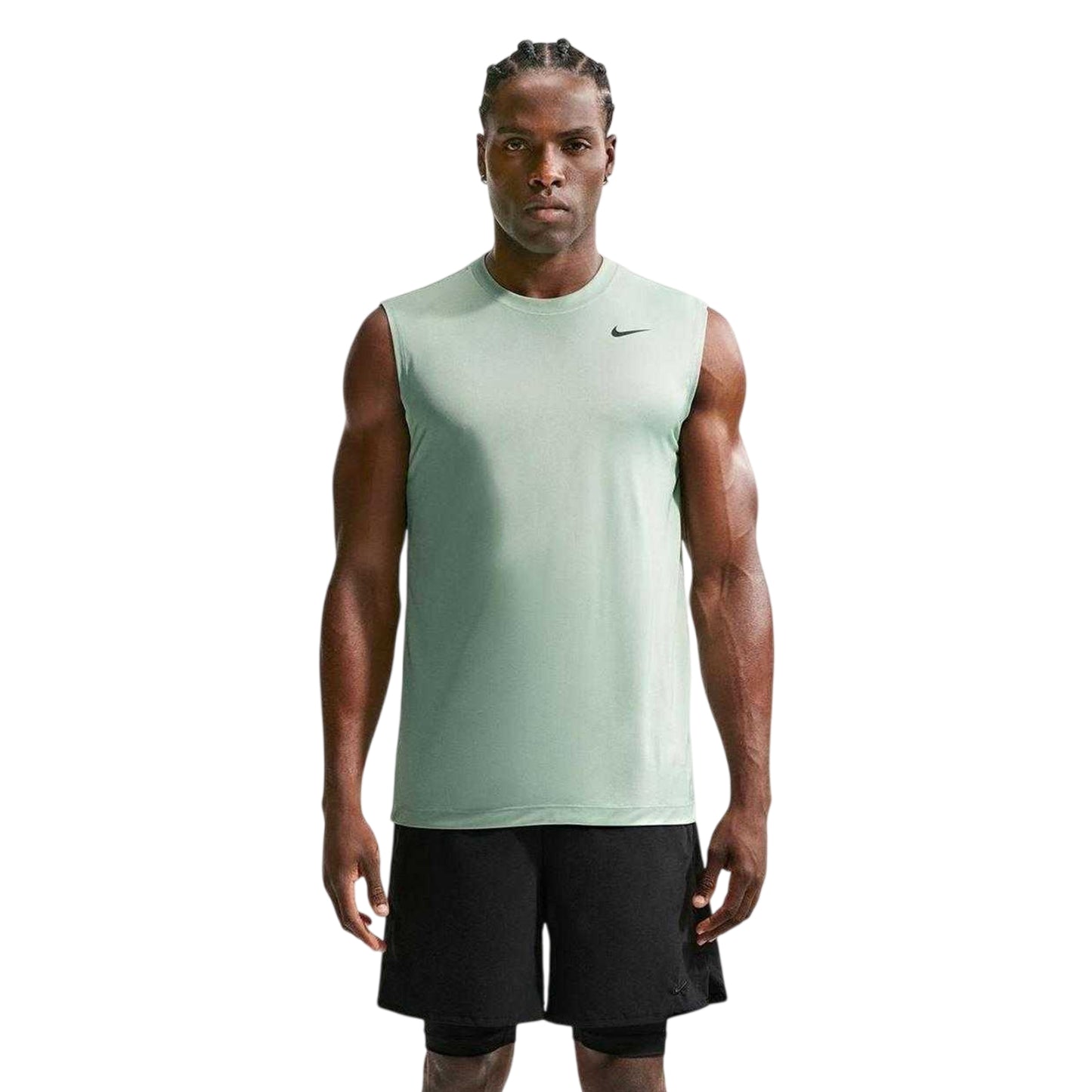 Green - Front - Nike Mens Legend Training Tank Top