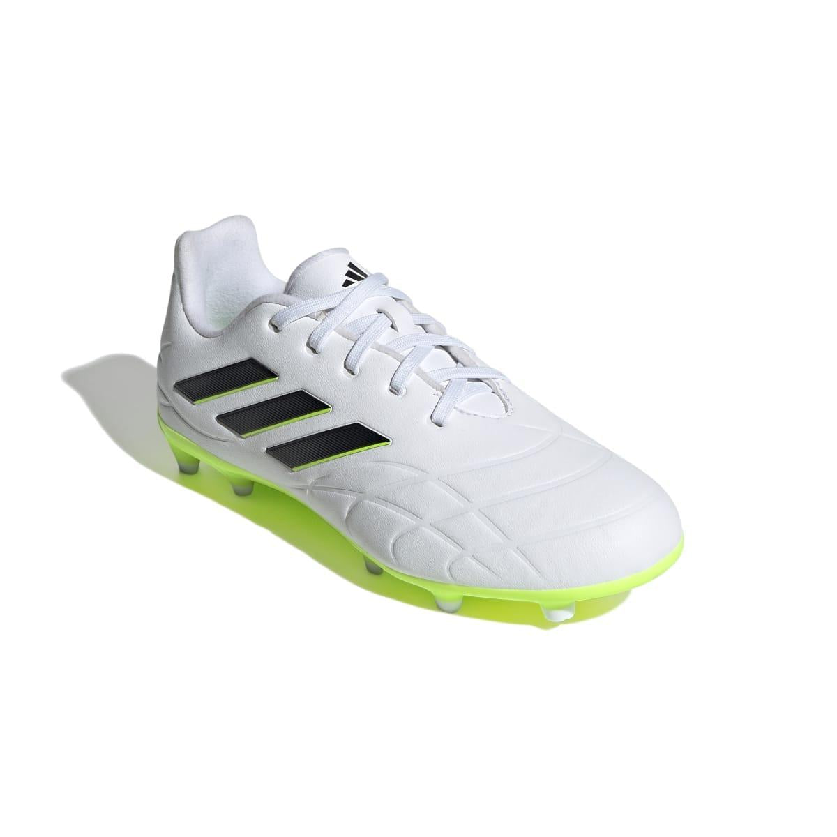 White-Black - Pack Shot - Adidas Mens Copa Pure. 3 Firm Ground Football Boots