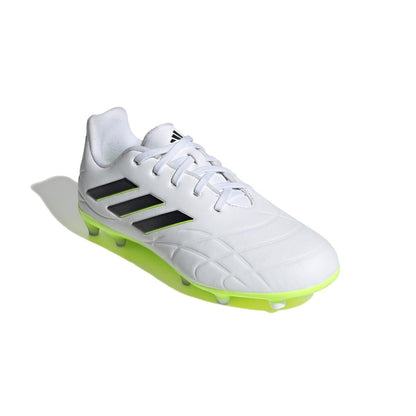 White-Black - Pack Shot - Adidas Mens Copa Pure. 3 Firm Ground Football Boots