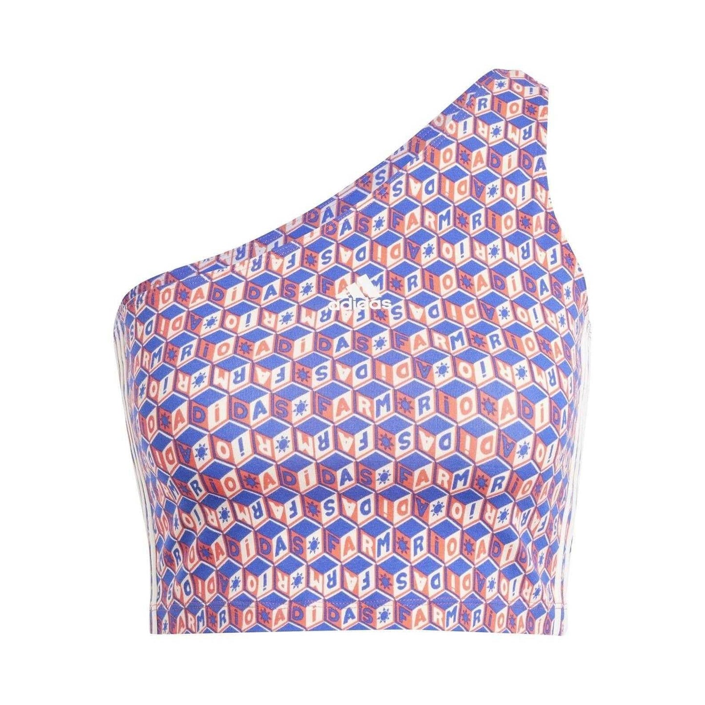 Blue-Red - Front - Adidas Womens-Ladies Farm Rio Tank Top