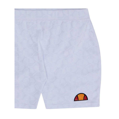 White - Back - Ellesse Womens-Ladies Chriss Cycling Shorts
