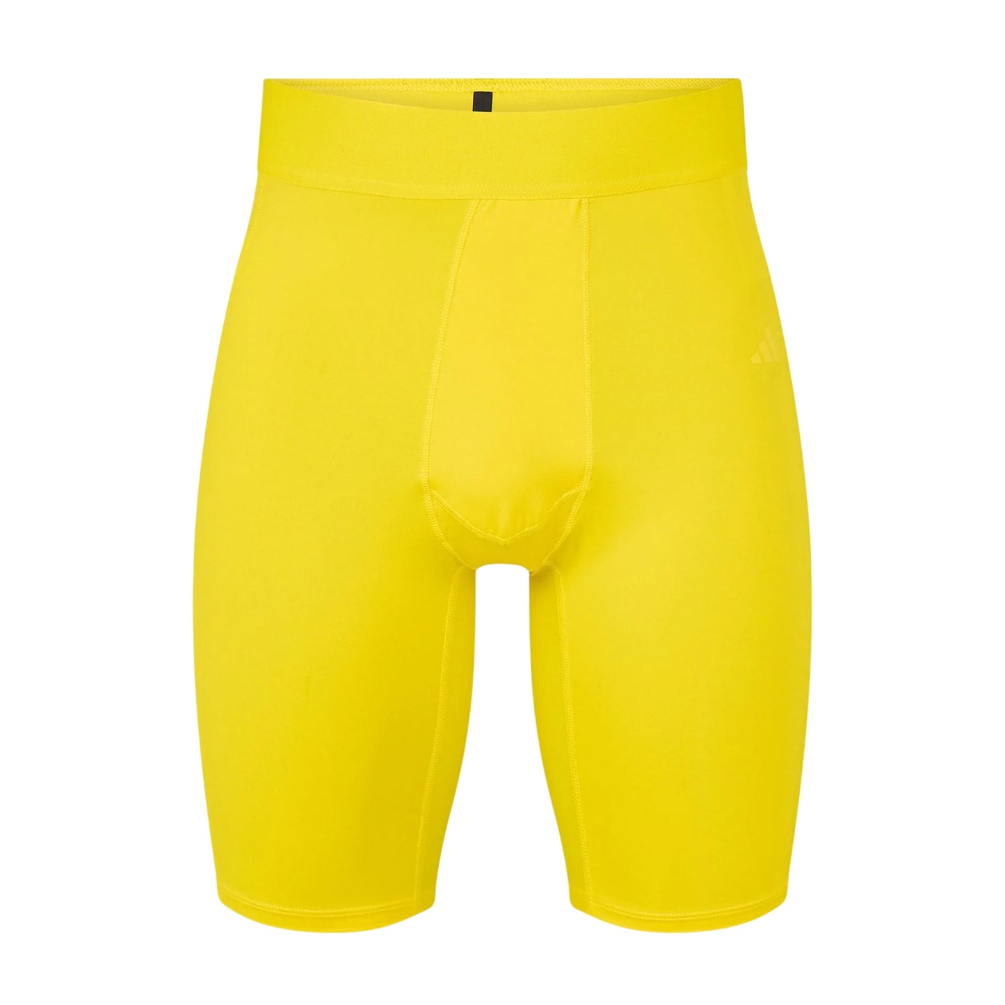 Yellow - Front - Adidas Mens Techfit Aeroready Cycling Shorts
