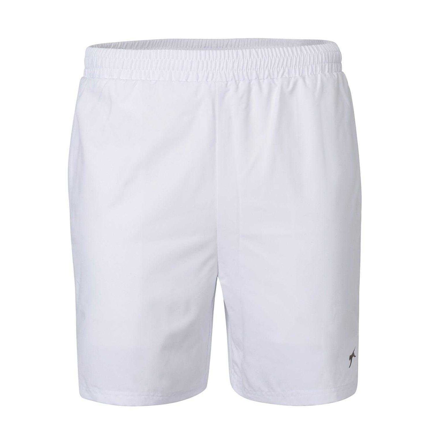 White - Front - Slazenger Mens Court Polyester Shorts