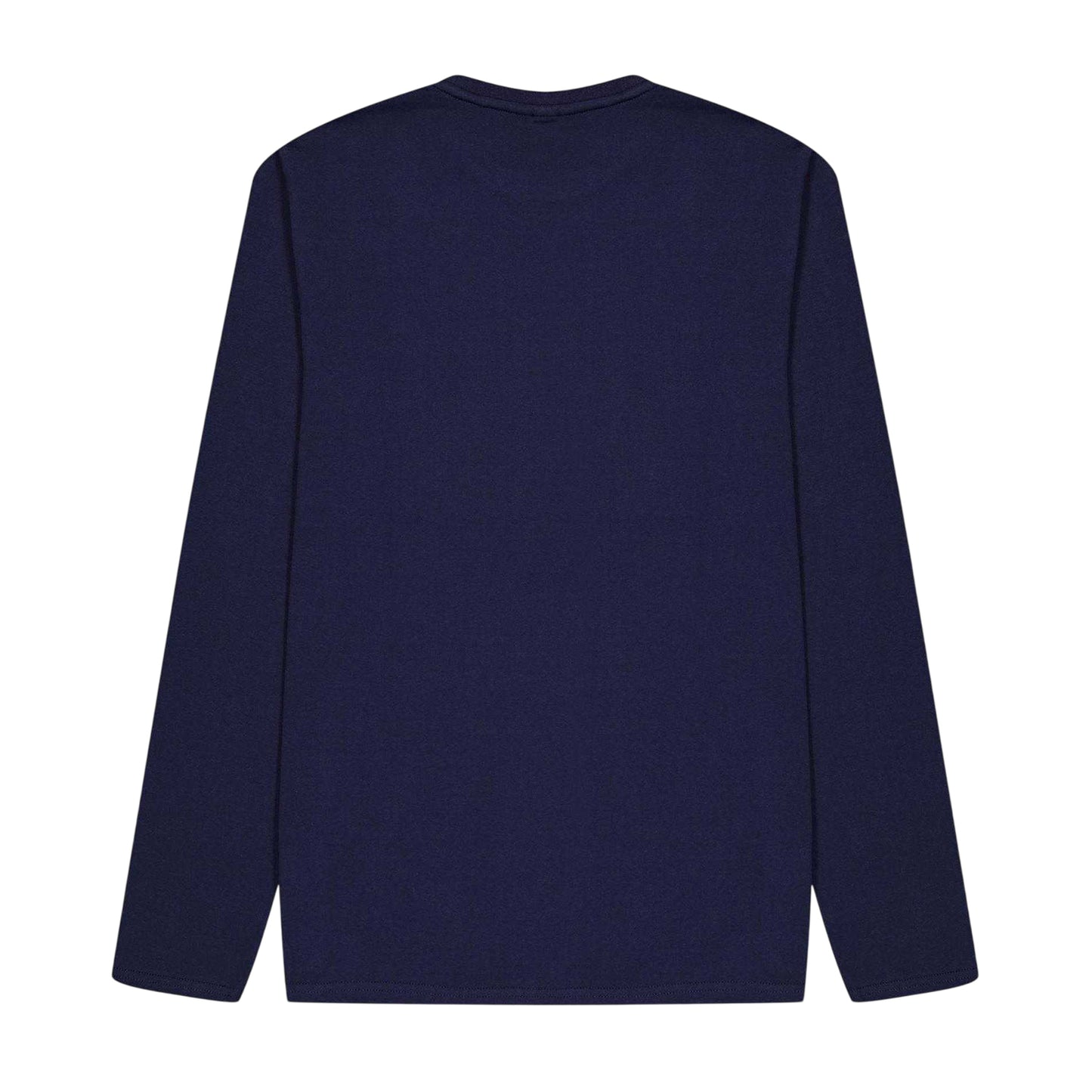 Navy - Back - Boss Childrens-Kids Logo Long-Sleeved T-Shirt