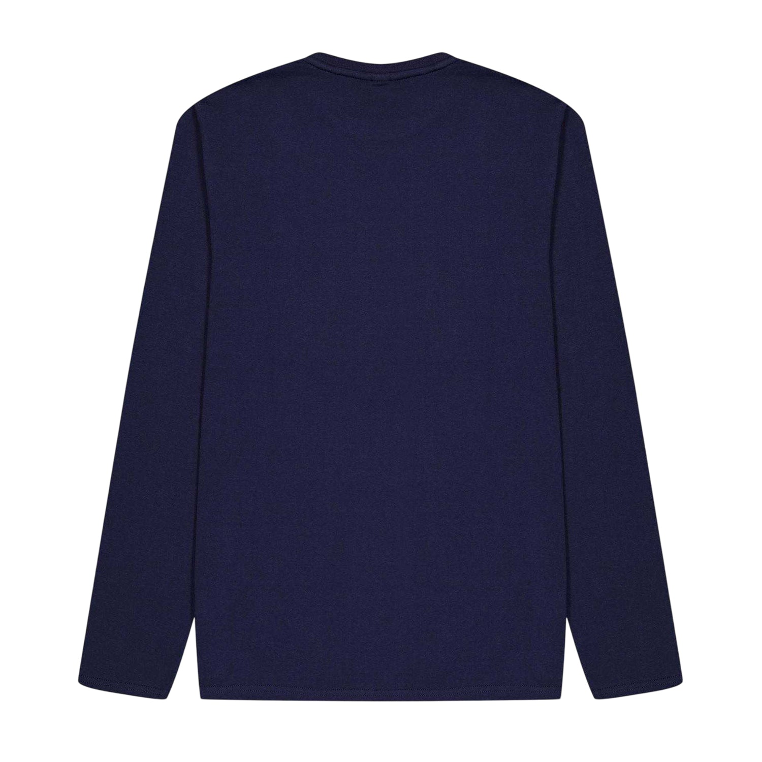 Navy - Back - Boss Childrens-Kids Logo Long-Sleeved T-Shirt