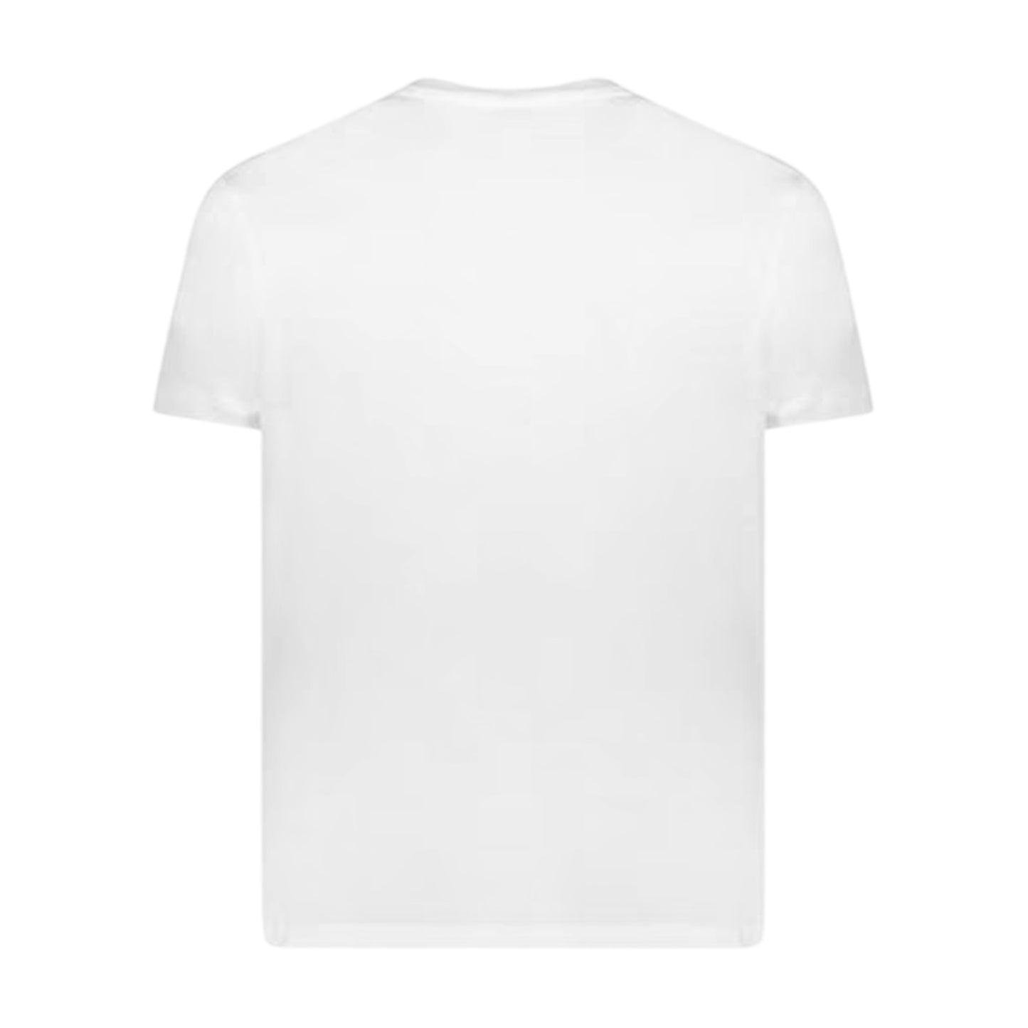 White - Back - Paul & Shark Mens Badge Cotton Crew Neck Regular T-Shirt
