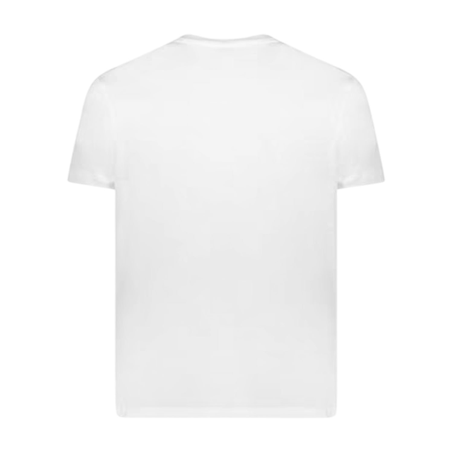 White - Back - Paul & Shark Mens Badge Cotton Crew Neck Regular T-Shirt