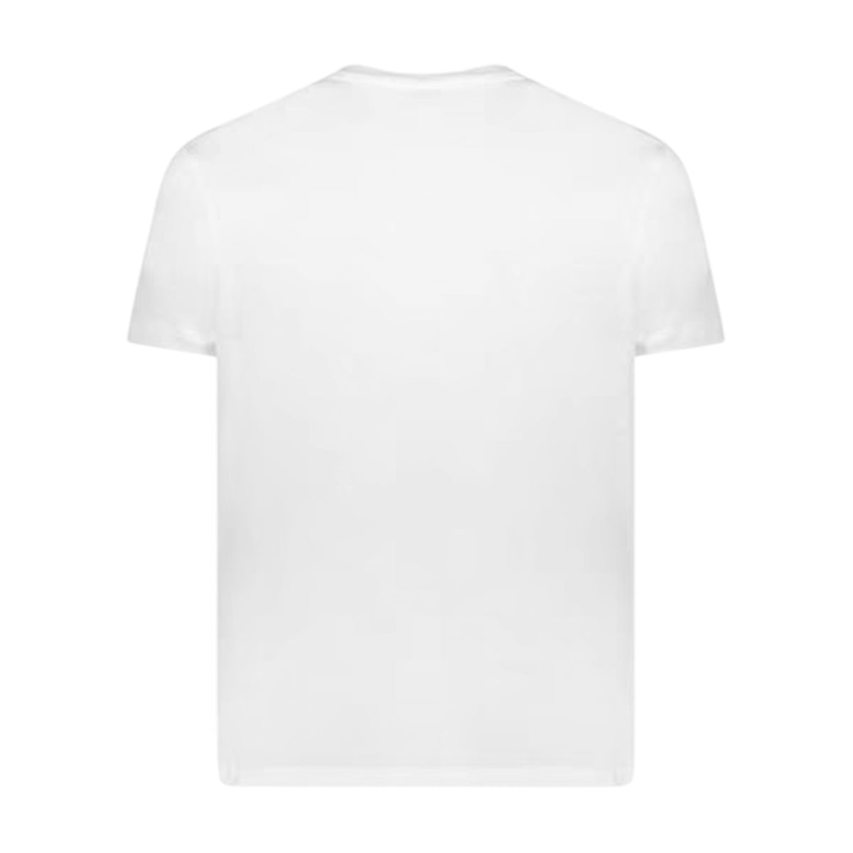White - Back - Paul & Shark Mens Badge Cotton Crew Neck Regular T-Shirt
