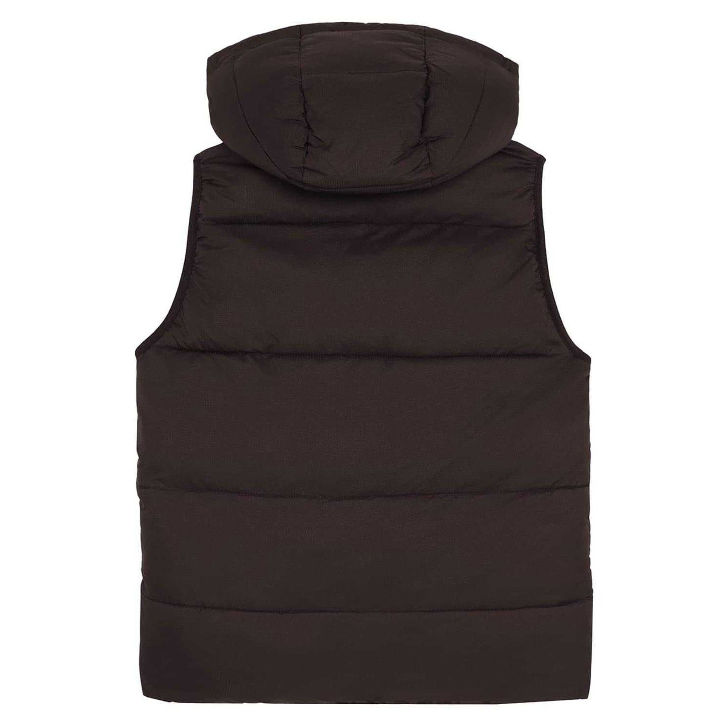 Black - Back - Lyle & Scott Childrens-Kids Quilted Gilet