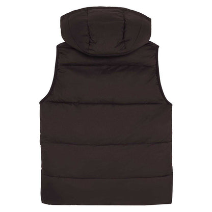 Black - Back - Lyle & Scott Childrens-Kids Quilted Gilet