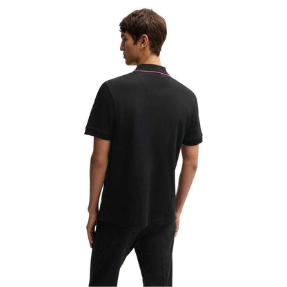 Black - Back - Boss Mens Regular Polo Shirt